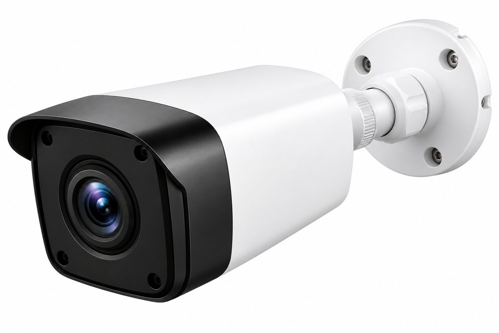 Weather-resistant bullet camera, front