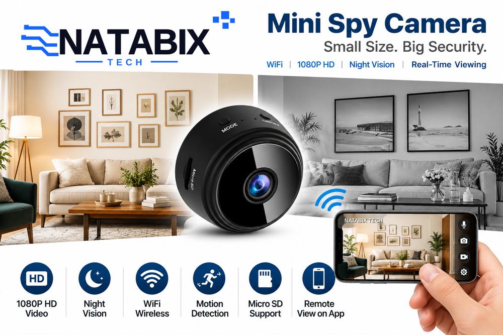 NATABIX TECH mini spy camera, photo 5