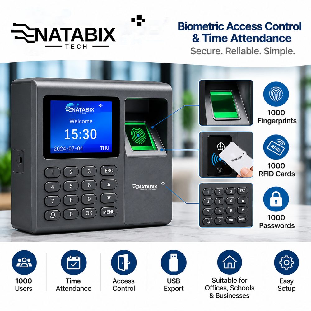 NATABIX TECH biometric access control and time attendance