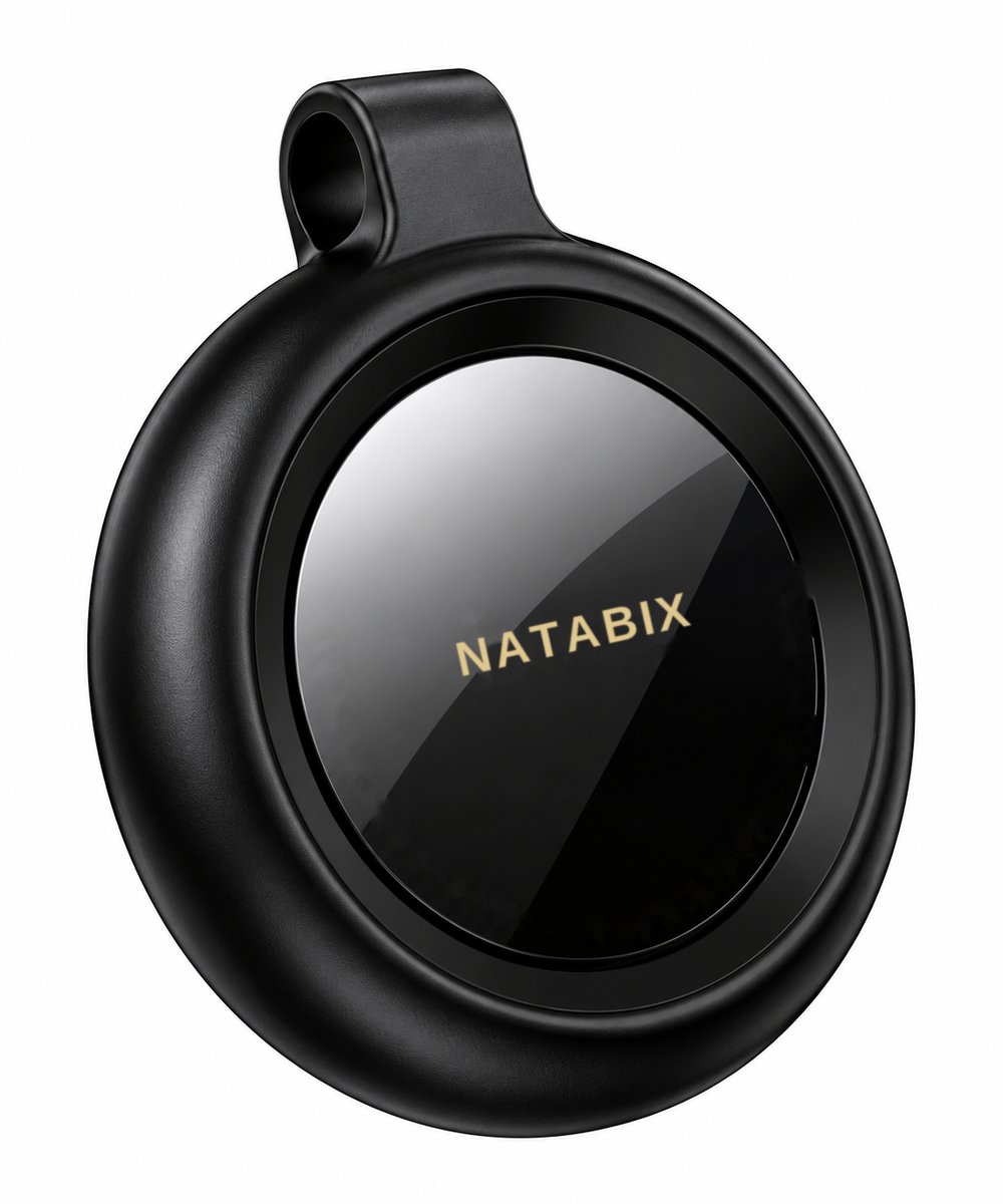 NATABIX tracker with silicone loop, front view
