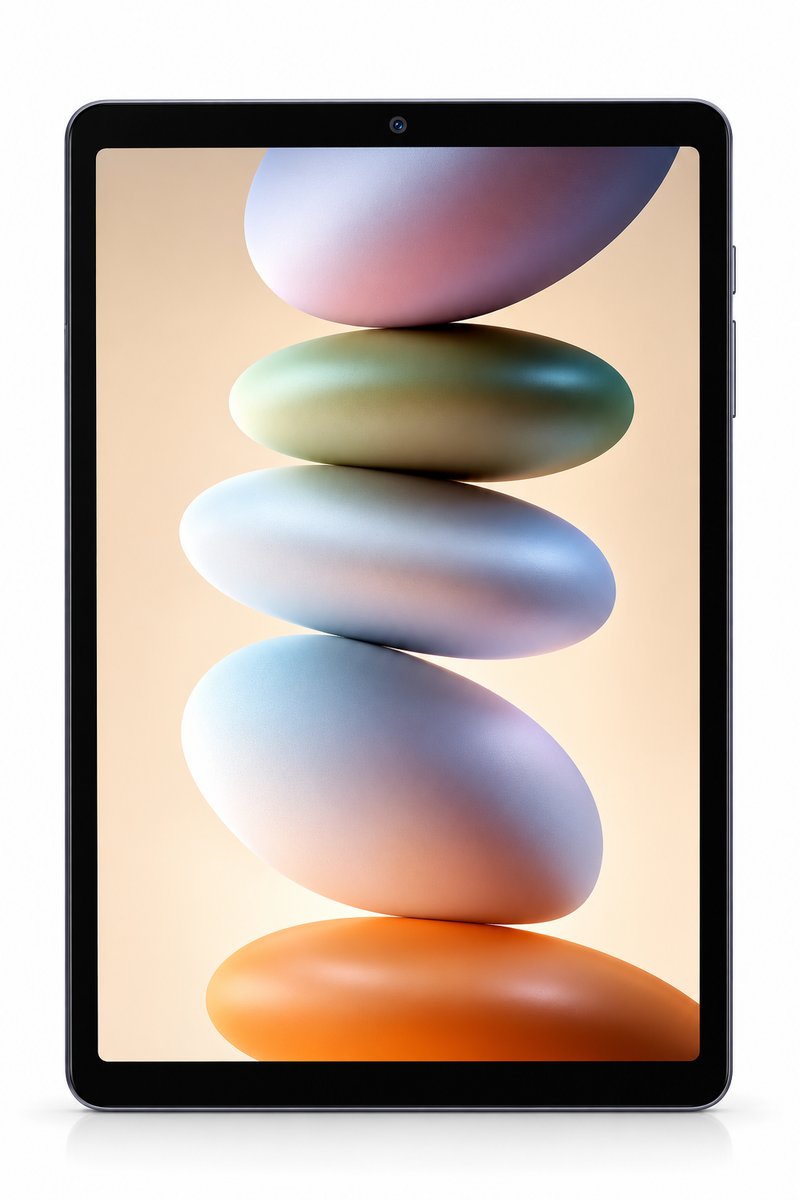 8.68 inch Wi-Fi tablet, front view